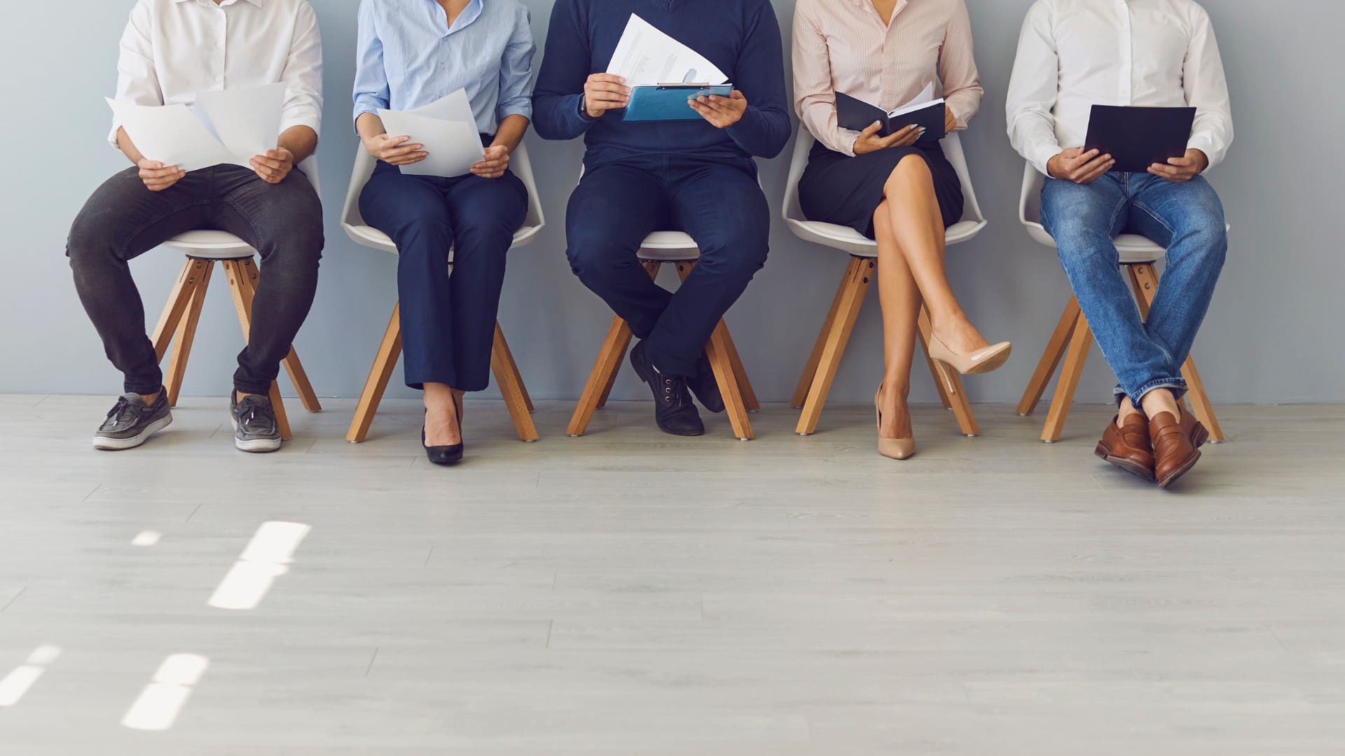 job interview waiting area